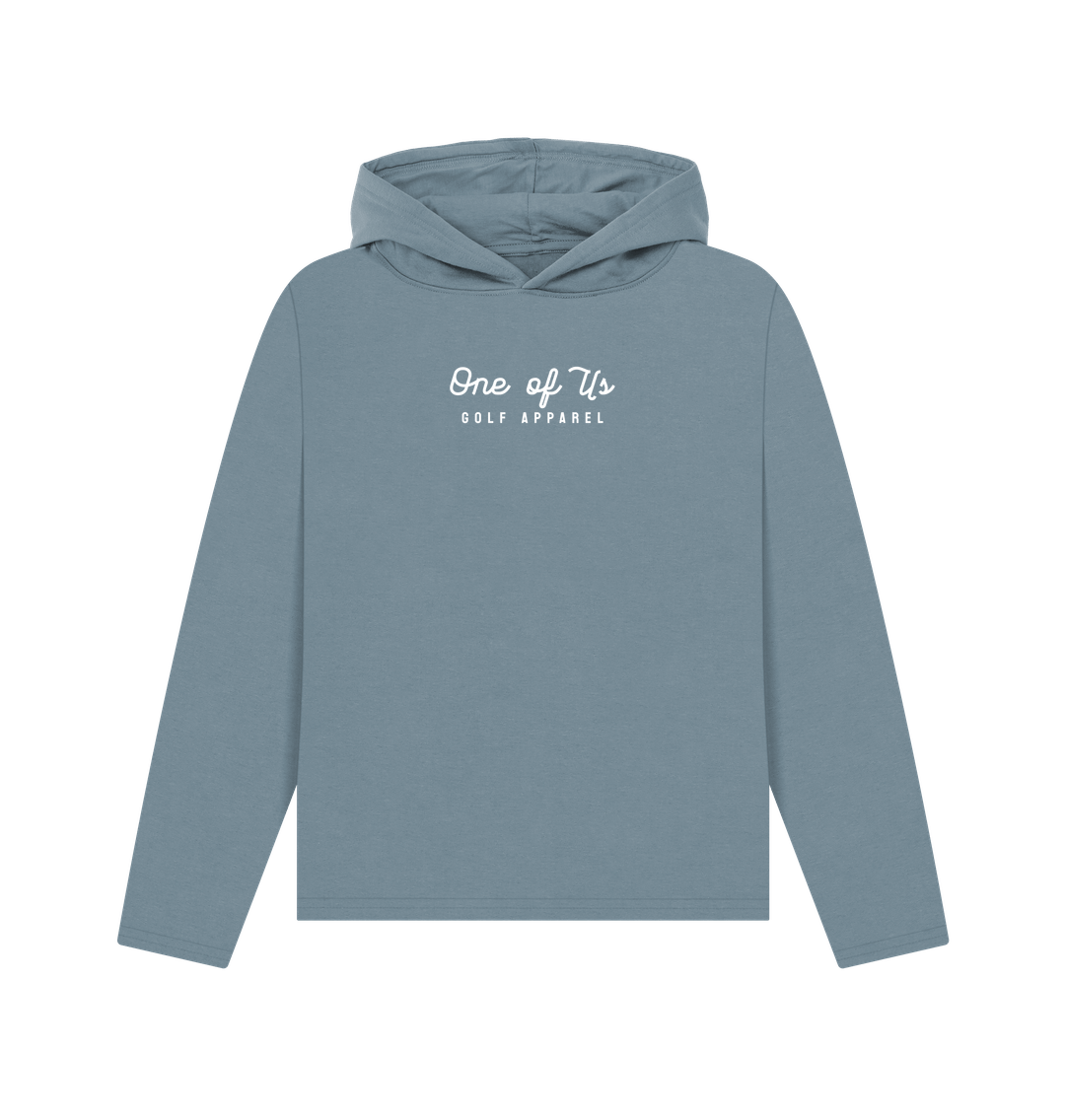 Stone Blue Printed Hoody