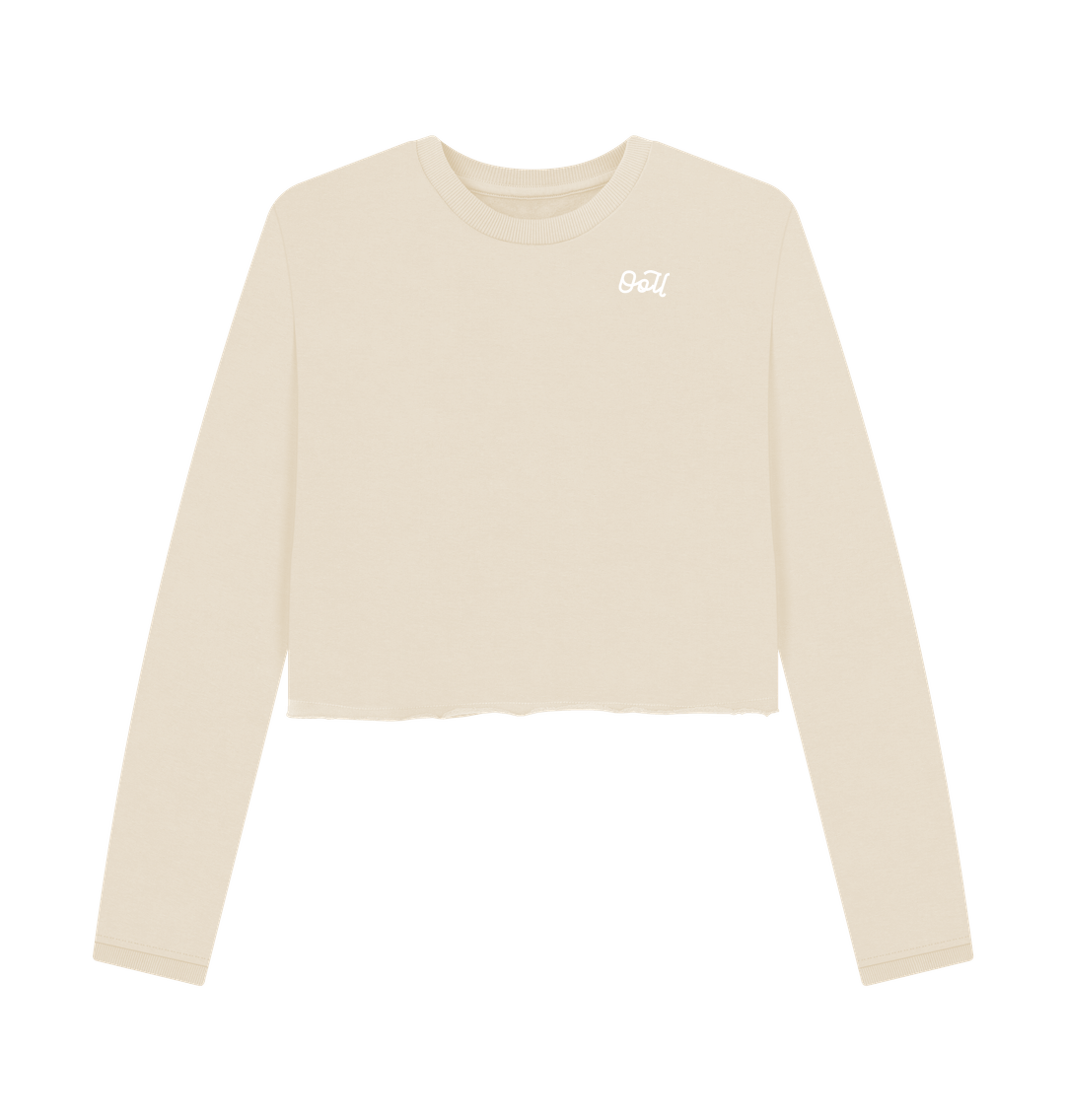 Oat Printed Boxy Jumpers Front