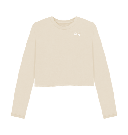 Oat Printed Boxy Jumpers Front