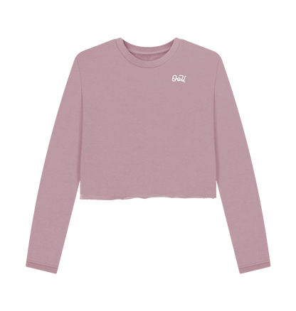 Mauve Printed Boxy Jumpers